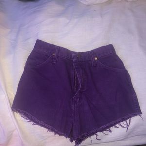 Wrangler Purple Shorts
